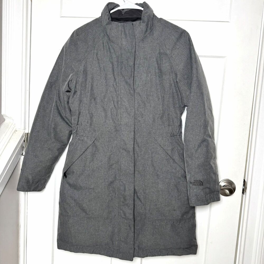 The North Face Arctic Parka Women's Small S Gray Goose Down Winter Coat Jacket